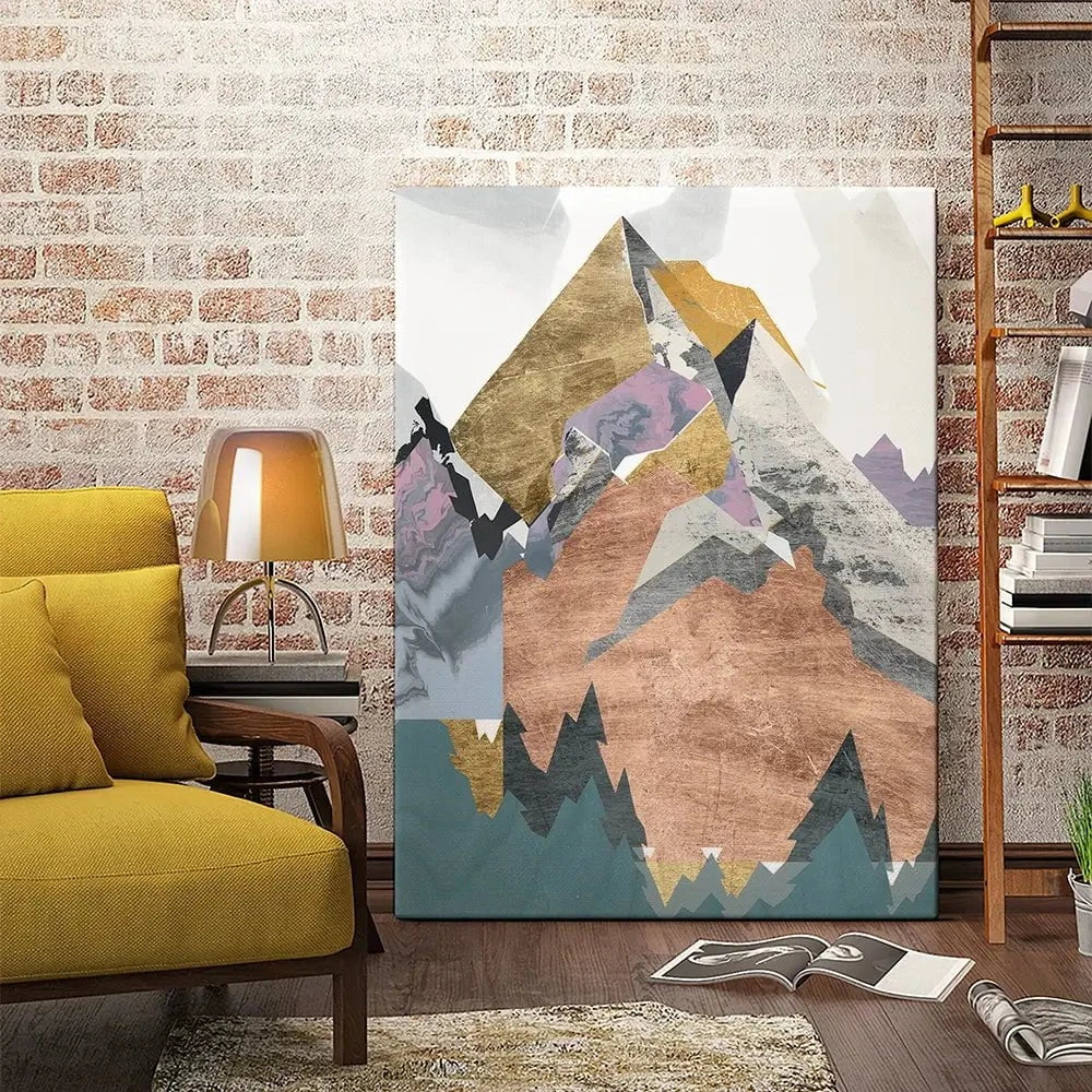 Metallic Range Canvas Print Metallic Range Canvas Print wall art product Jennifer Goldberger