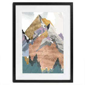 Metallic Range Framed Art Print Metallic Range Framed Art Print wall art product Jennifer Goldberger