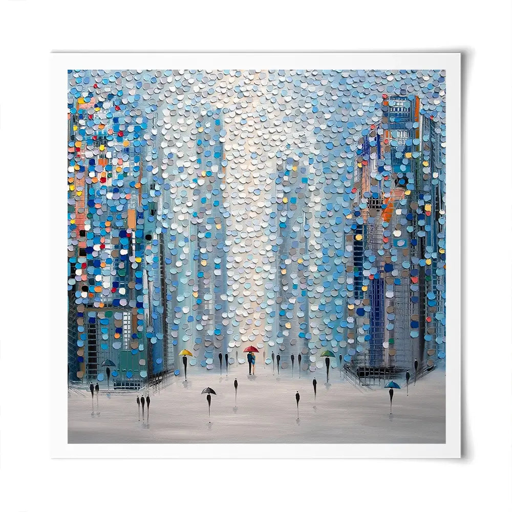Metropolitan Dreams Square Art Print Metropolitan Dreams Square Art Print wall art product Ekaterina Ermilkina