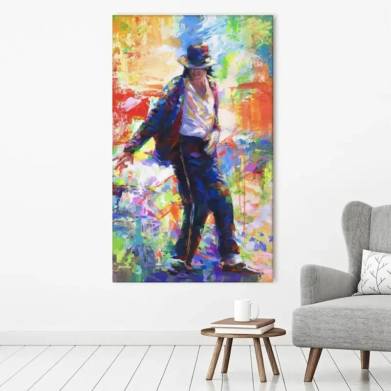 Michael Jackson Canvas Print Michael Jackson Canvas Print wall art product Leon Devenice
