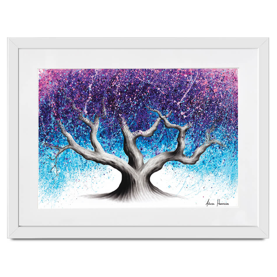 Midnight Dream Tree Framed Art Print Midnight Dream Tree Framed Art Print wall art product Ashvin Harrison