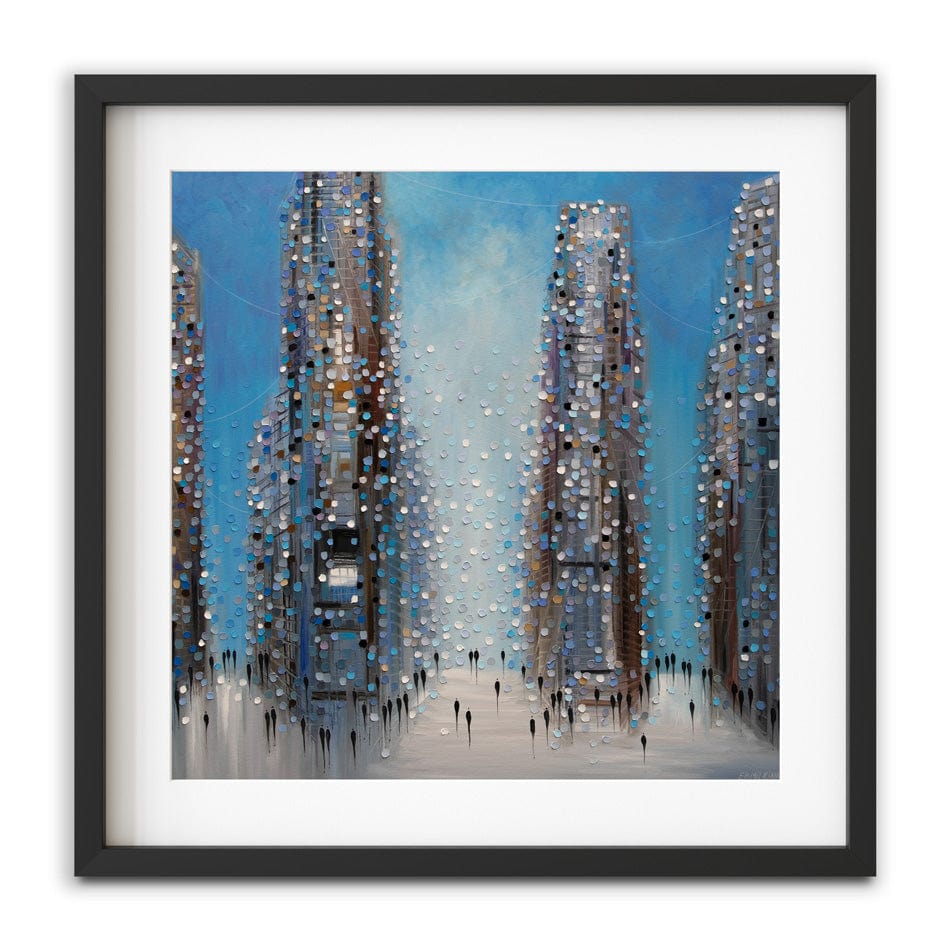 Midtown Life Framed Art Print wall art product Ekaterina Ermilkina / Independent