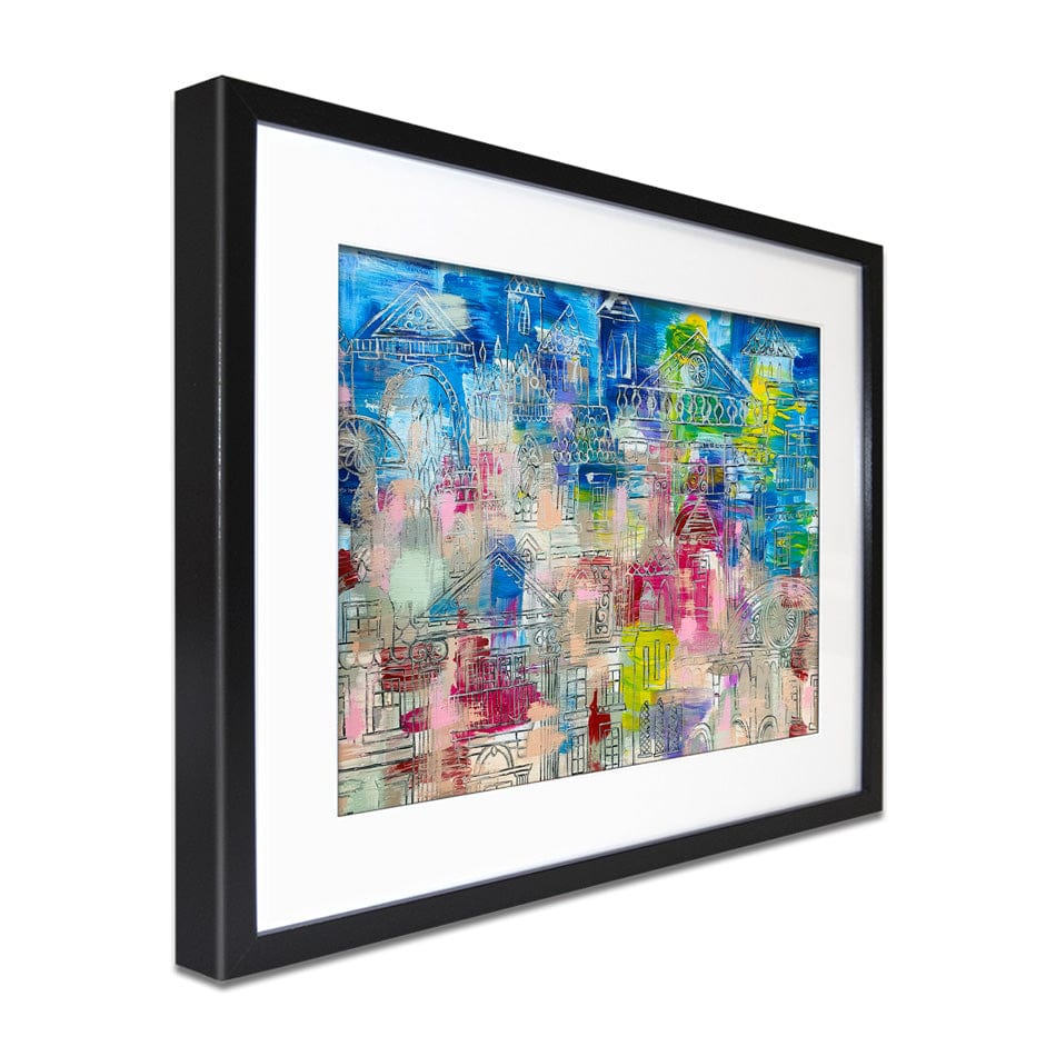 Milan Framed Art Print wall art product Scarlet Sky Studio