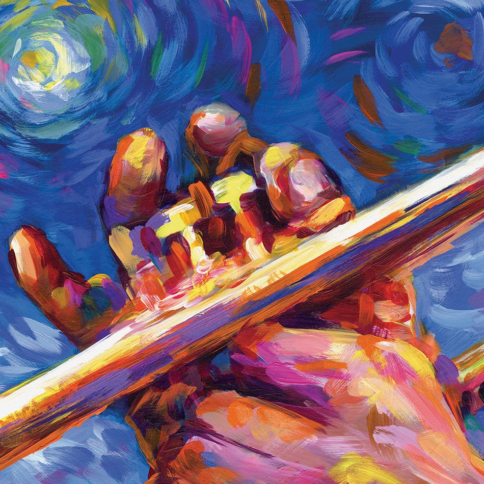 Miles Davis Starry Night Canvas Print wall art product Leon Devenice