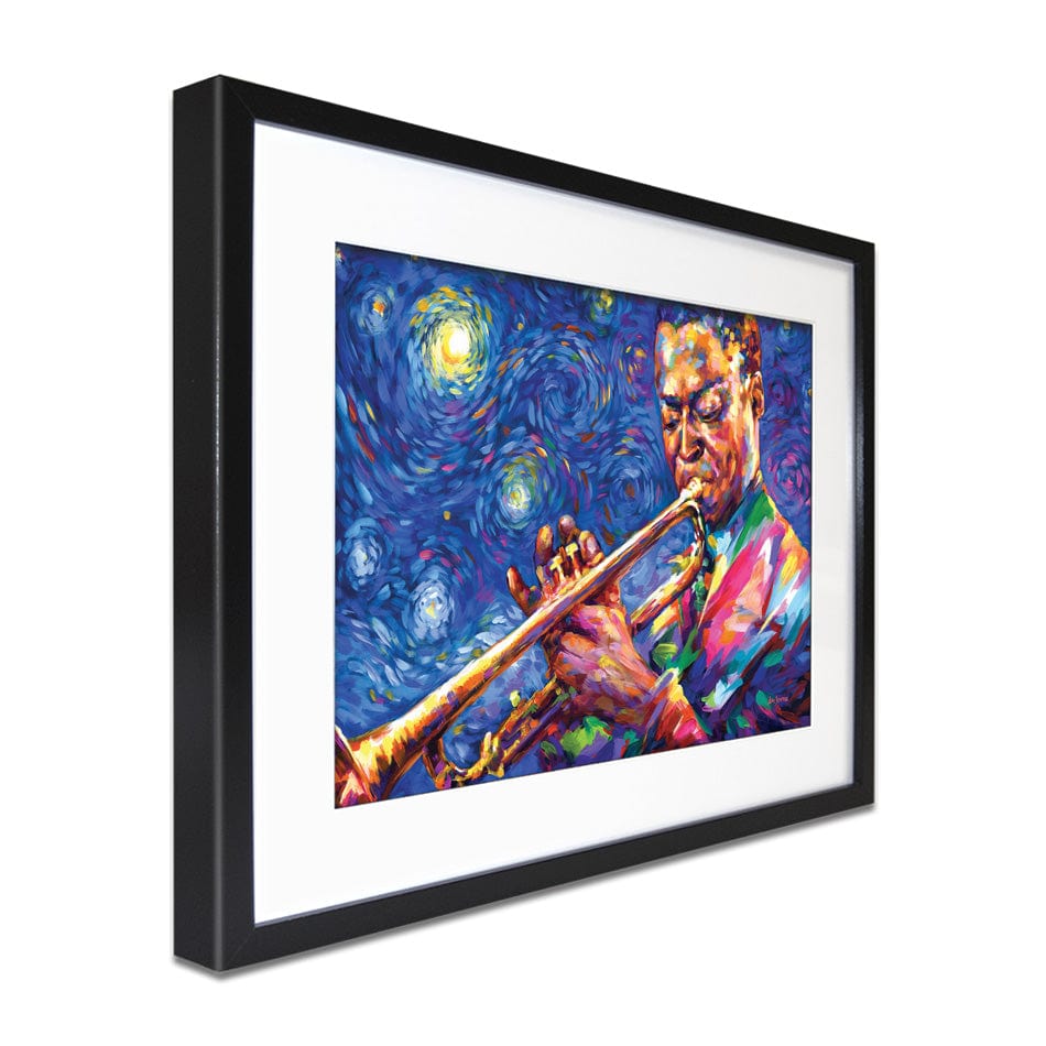 Miles Davis Starry Night Framed Art Print wall art product Leon Devenice