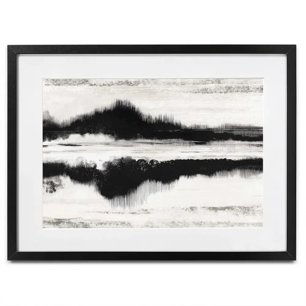 Minimal Landscape Study Framed Art Print Minimal Landscape Study Framed Art Print wall art product Chromatic Storm Studio