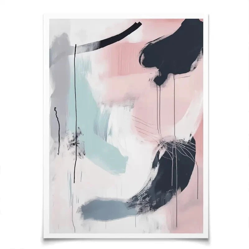 Minimalist Blush Pink Art Print Minimalist Blush Pink Art Print wall art product Tanya Ocean