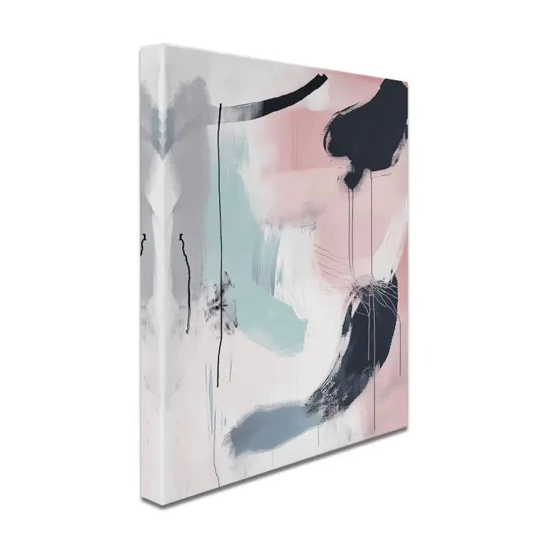 Minimalist Blush Pink Canvas Print Minimalist Blush Pink Canvas Print wall art product Tanya Ocean