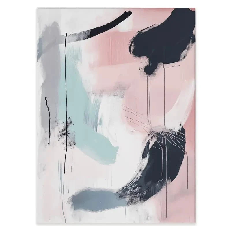 Minimalist Blush Pink Canvas Print Minimalist Blush Pink Canvas Print wall art product Tanya Ocean