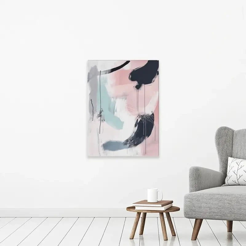 Minimalist Blush Pink Canvas Print Minimalist Blush Pink Canvas Print wall art product Tanya Ocean