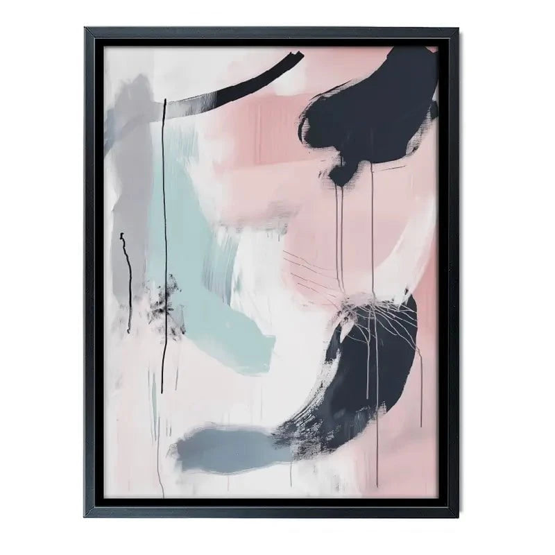 Minimalist Blush Pink Canvas Print Minimalist Blush Pink Canvas Print wall art product Tanya Ocean