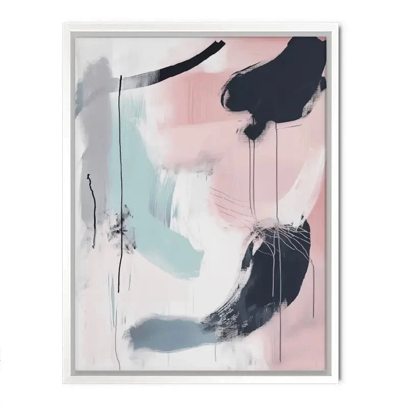 Minimalist Blush Pink Canvas Print Minimalist Blush Pink Canvas Print wall art product Tanya Ocean