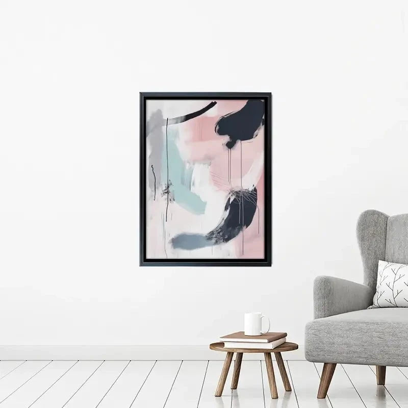 Minimalist Blush Pink Canvas Print Minimalist Blush Pink Canvas Print wall art product Tanya Ocean