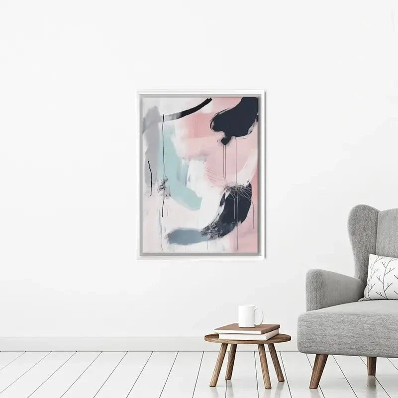 Minimalist Blush Pink Canvas Print Minimalist Blush Pink Canvas Print wall art product Tanya Ocean