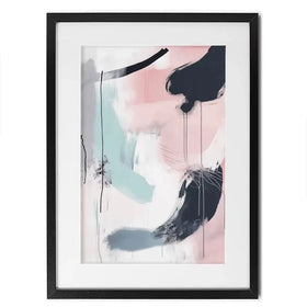 Minimalist Blush Pink Framed Art Print Minimalist Blush Pink Framed Art Print wall art product Tanya Ocean