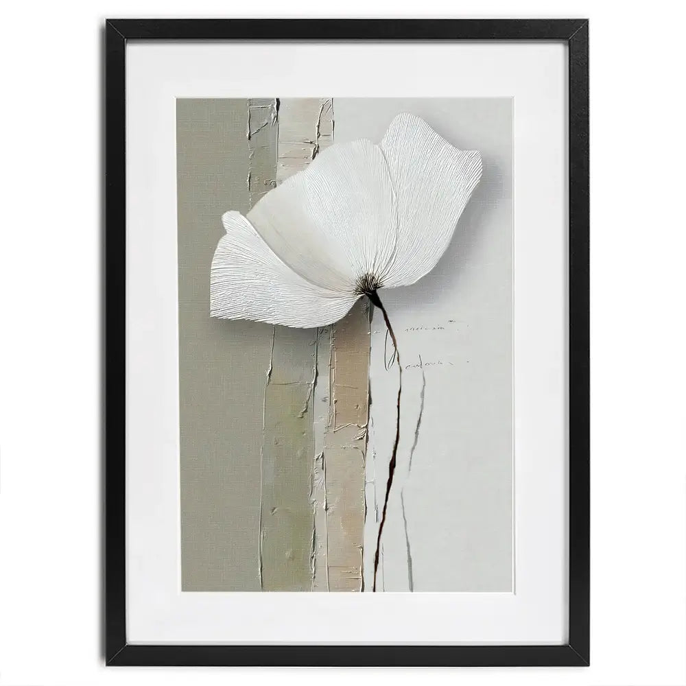 Minimalist Floral Framed Art Print Minimalist Floral Framed Art Print wall art product LSR Design Studio - Independent