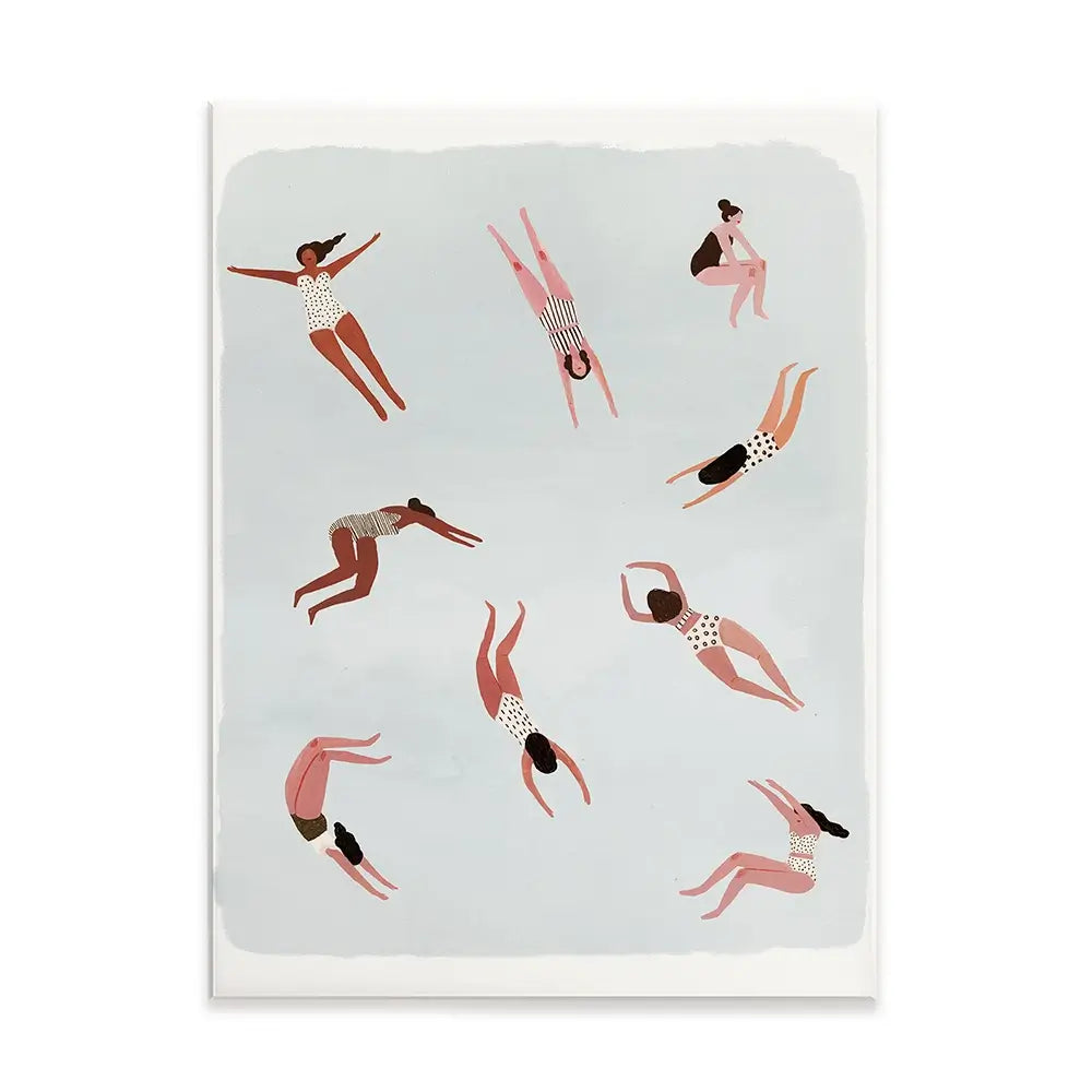 Minnows Canvas Print Minnows Canvas Print wall art product Victoria Borges