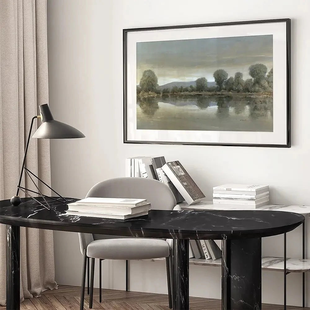 Mirror Lake 1 Framed Art Print Mirror Lake 1 Framed Art Print wall art product Tim O'Toole