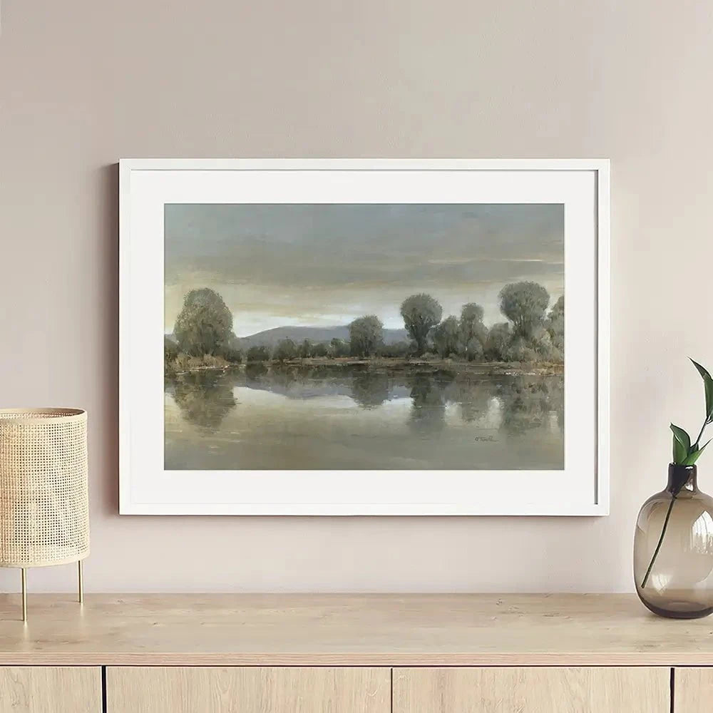 Mirror Lake 1 Framed Art Print Mirror Lake 1 Framed Art Print wall art product Tim O'Toole