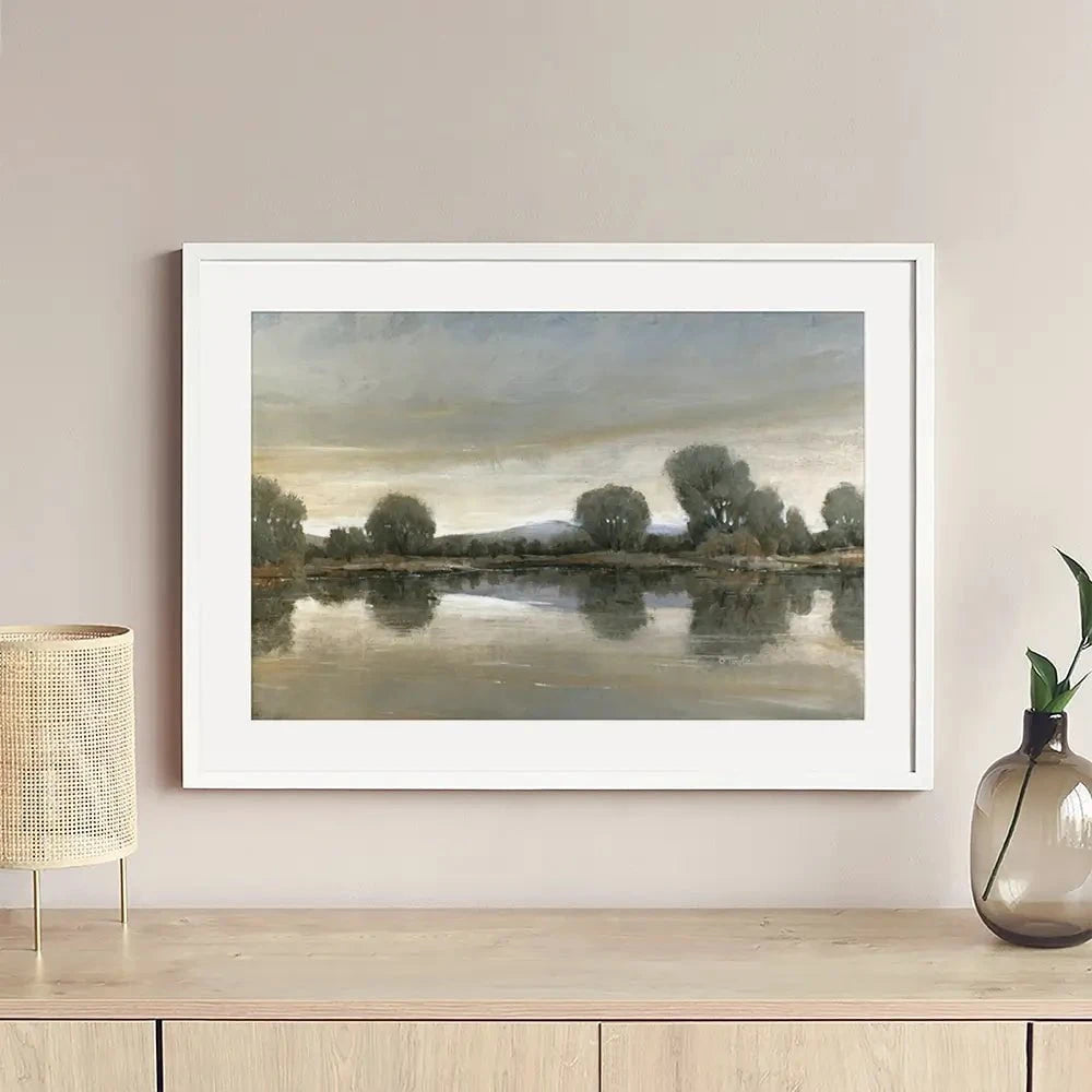 Mirror Lake 2 Framed Art Print Mirror Lake 2 Framed Art Print wall art product Tim O'Toole