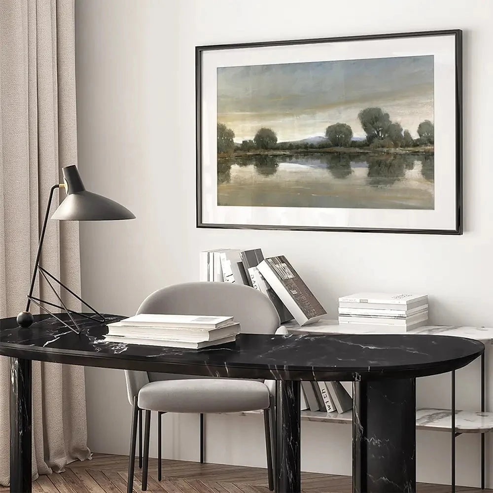 Mirror Lake 2 Framed Art Print Mirror Lake 2 Framed Art Print wall art product Tim O'Toole