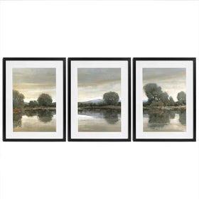 Mirror Lake 2 Framed Art Print Trio Mirror Lake 2 Framed Art Print Trio wall art product Tim O'Toole