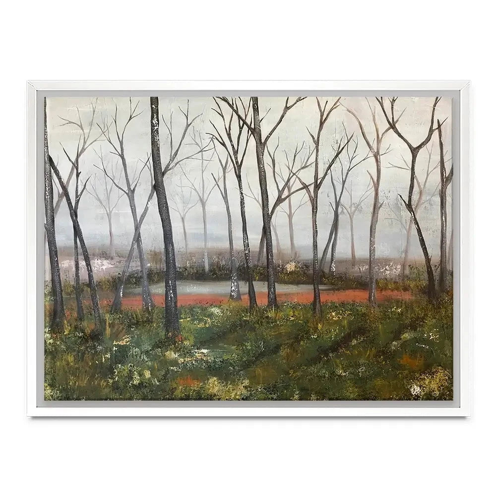 Misty Woods Canvas Print Misty Woods Canvas Print wall art product Jade Reynolds