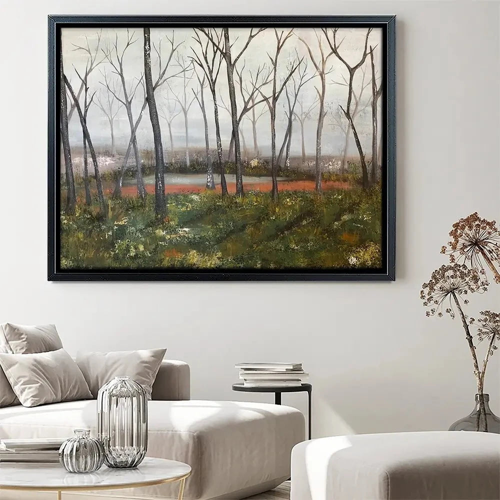 Misty Woods Canvas Print Misty Woods Canvas Print wall art product Jade Reynolds