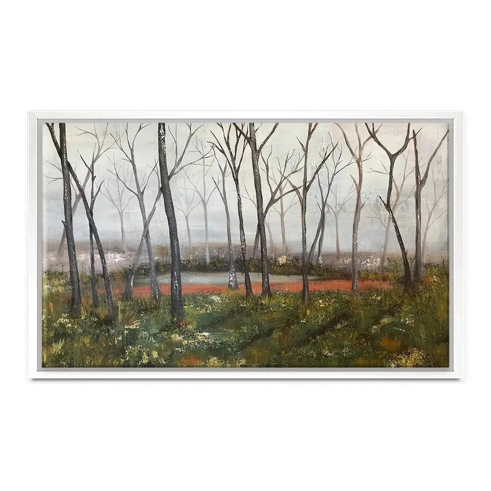 Misty Woods Canvas Print Misty Woods Canvas Print wall art product Jade Reynolds