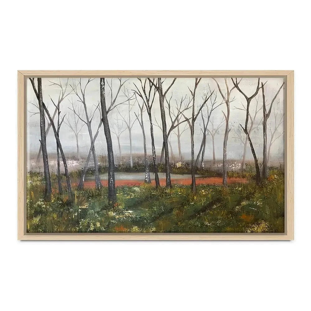 Misty Woods Canvas Print Misty Woods Canvas Print wall art product Jade Reynolds