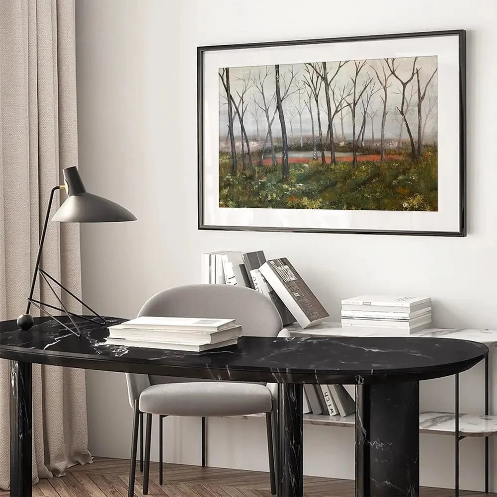 Misty Woods Framed Art Print Misty Woods Framed Art Print wall art product Jade Reynolds