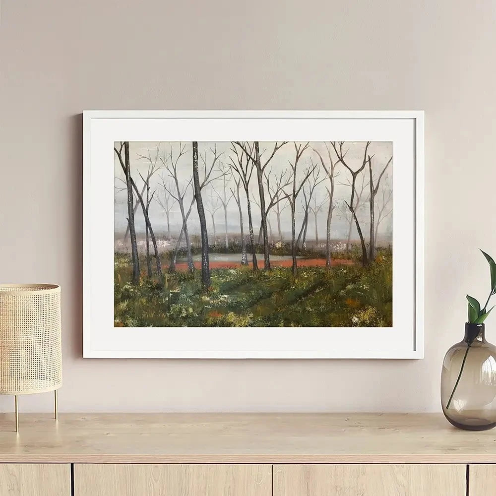 Misty Woods Framed Art Print Misty Woods Framed Art Print wall art product Jade Reynolds