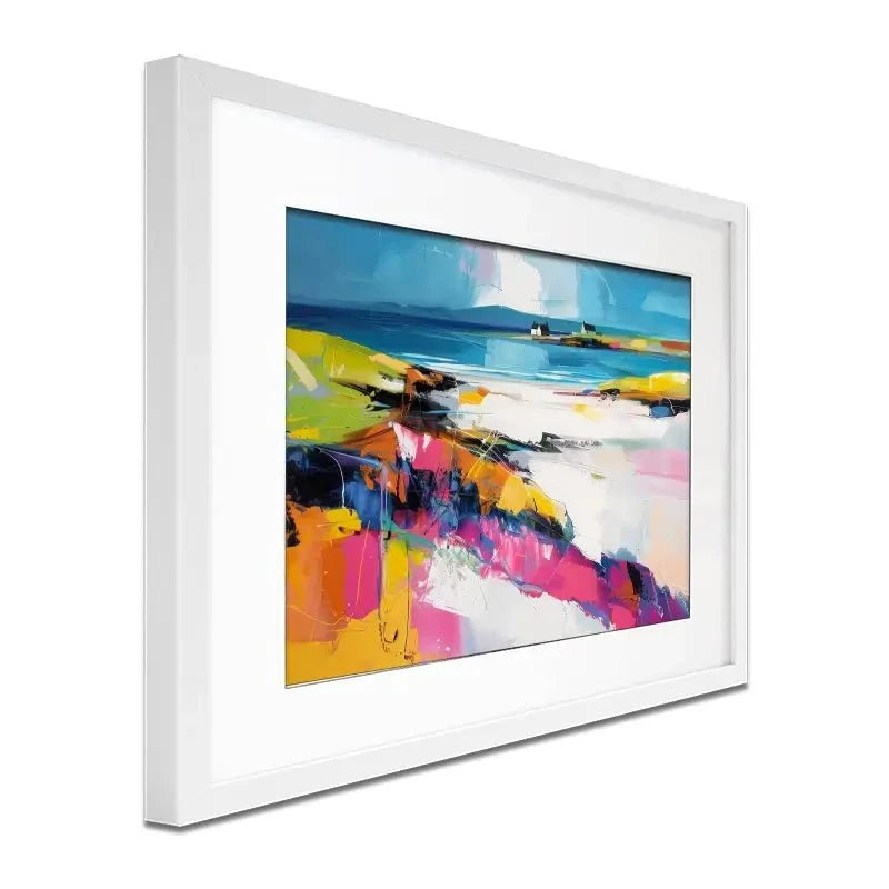 Modern Beach Abstract Framed Art Print Modern Beach Abstract Framed Art Print wall art product David Alexander Elder