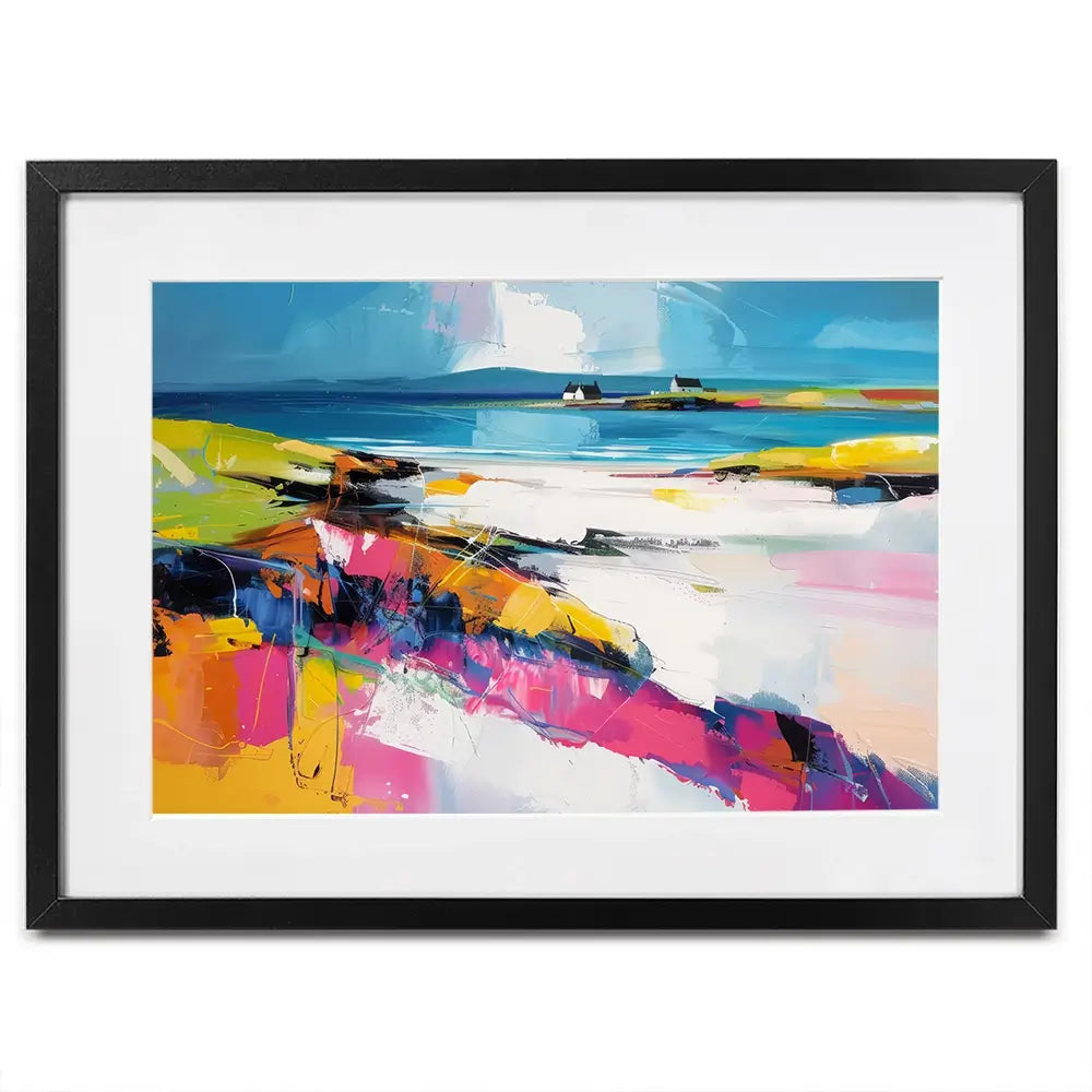 Modern Beach Abstract Framed Art Print Modern Beach Abstract Framed Art Print wall art product David Alexander Elder