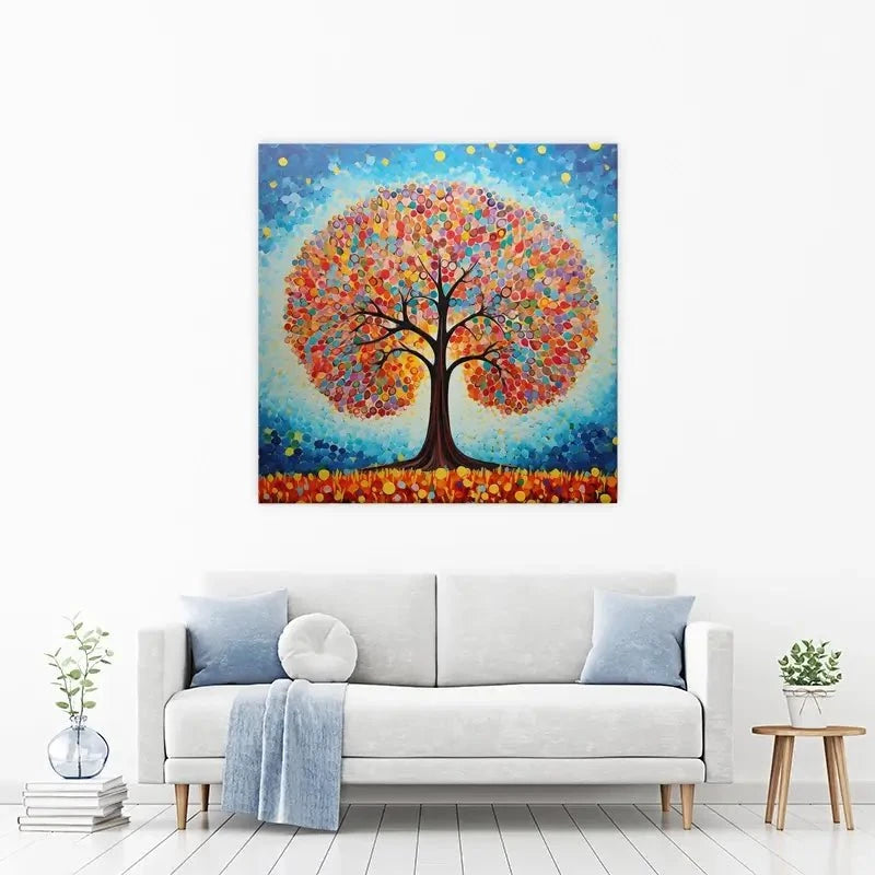Modern Colourful Tree Of Life Canvas Print Modern Colourful Tree Of Life Canvas Print wall art product Gina Kelly - Independent
