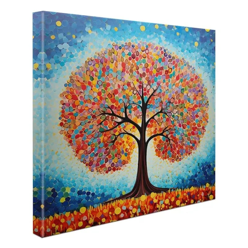 Modern Colourful Tree Of Life Canvas Print Modern Colourful Tree Of Life Canvas Print wall art product Gina Kelly - Independent