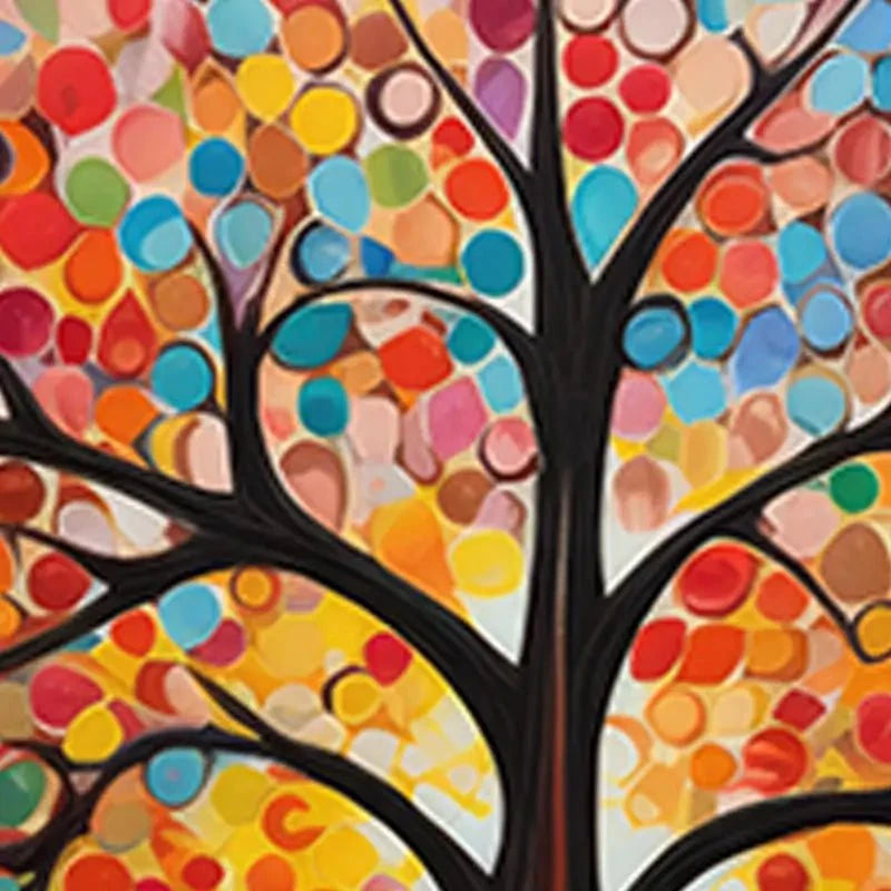 Modern Colourful Tree Of Life Canvas Print Modern Colourful Tree Of Life Canvas Print wall art product Gina Kelly - Independent