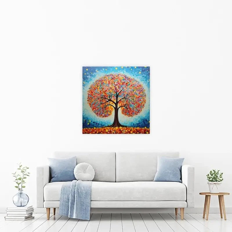 Modern Colourful Tree Of Life Canvas Print Modern Colourful Tree Of Life Canvas Print wall art product Gina Kelly - Independent