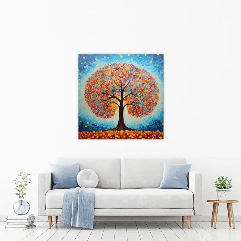 Modern Colourful Tree Of Life Canvas Print Modern Colourful Tree Of Life Canvas Print wall art product Gina Kelly - Independent