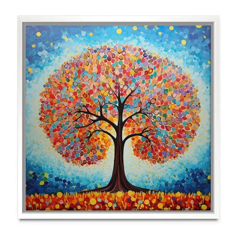 Modern Colourful Tree Of Life Canvas Print Modern Colourful Tree Of Life Canvas Print wall art product Gina Kelly - Independent