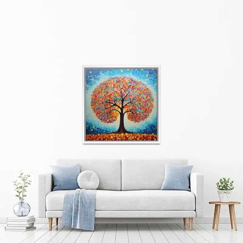 Modern Colourful Tree Of Life Canvas Print Modern Colourful Tree Of Life Canvas Print wall art product Gina Kelly - Independent