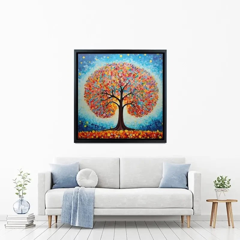 Modern Colourful Tree Of Life Canvas Print Modern Colourful Tree Of Life Canvas Print wall art product Gina Kelly - Independent