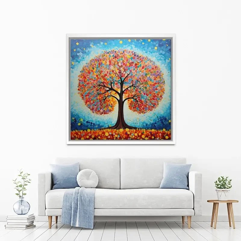 Modern Colourful Tree Of Life Canvas Print Modern Colourful Tree Of Life Canvas Print wall art product Gina Kelly - Independent