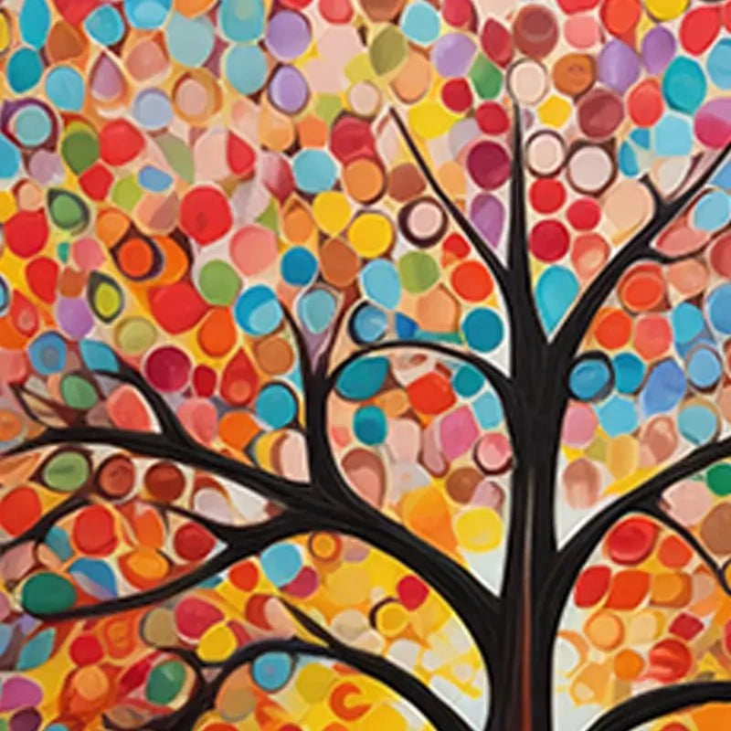 Modern Colourful Tree Of Life Framed Art Print Modern Colourful Tree Of Life Framed Art Print wall art product Gina Kelly - Independent