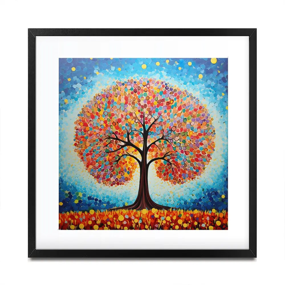 Modern Colourful Tree Of Life Framed Art Print Modern Colourful Tree Of Life Framed Art Print wall art product Gina Kelly - Independent