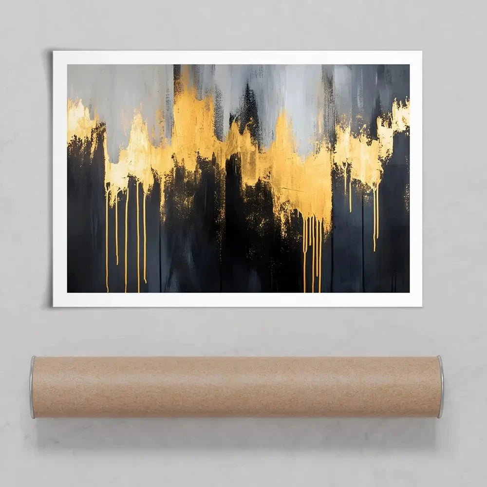 Modern Gold Art Print Modern Gold Art Print wall art product Franklyn Gregory - Independent
