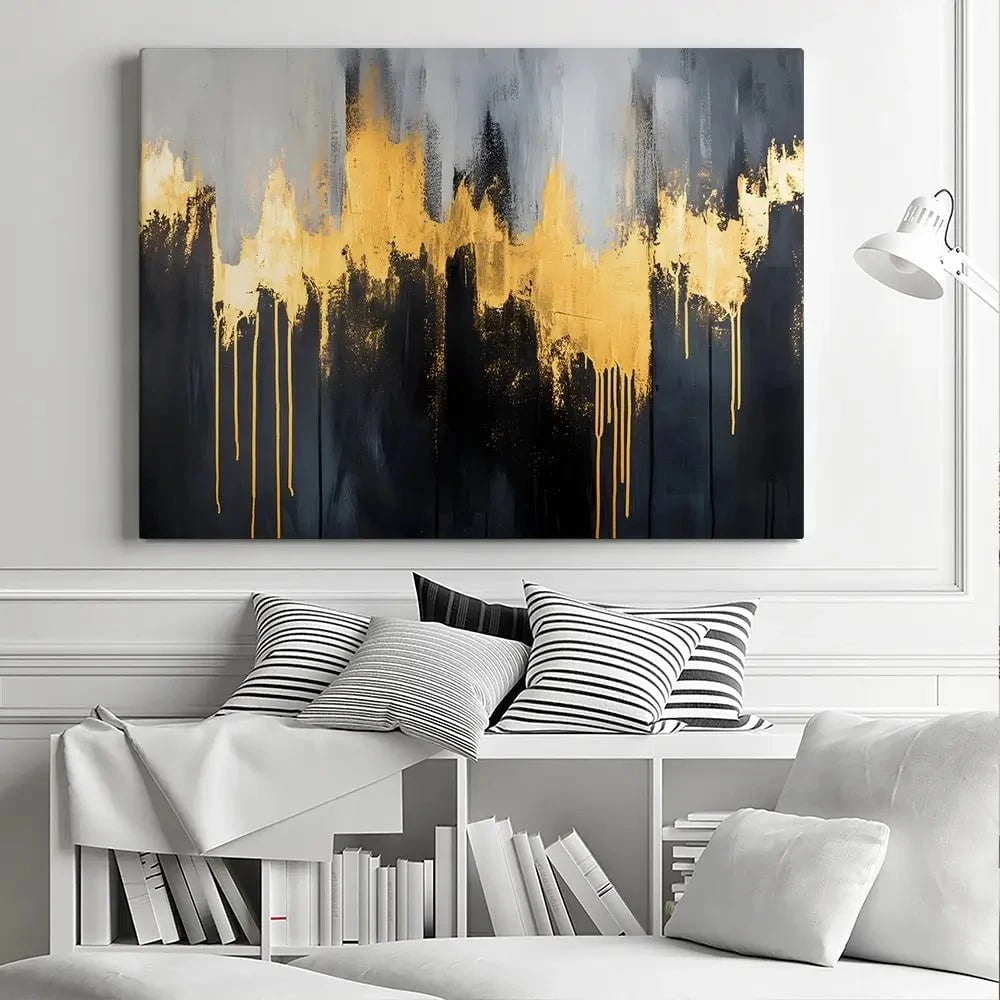 Modern Gold Canvas Print Modern Gold Canvas Print wall art product Franklyn Gregory - Independent