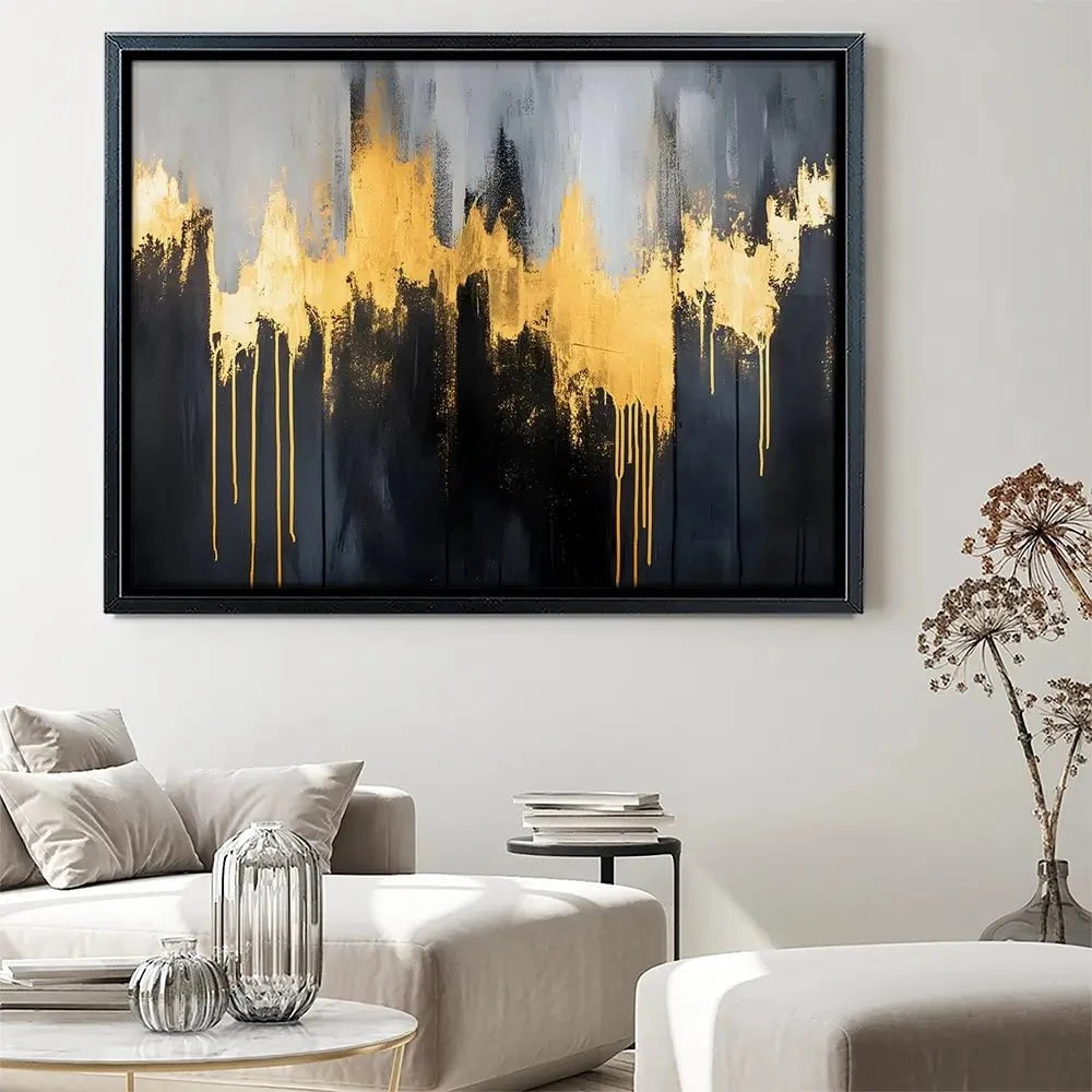 Modern Gold Canvas Print Modern Gold Canvas Print wall art product Franklyn Gregory - Independent