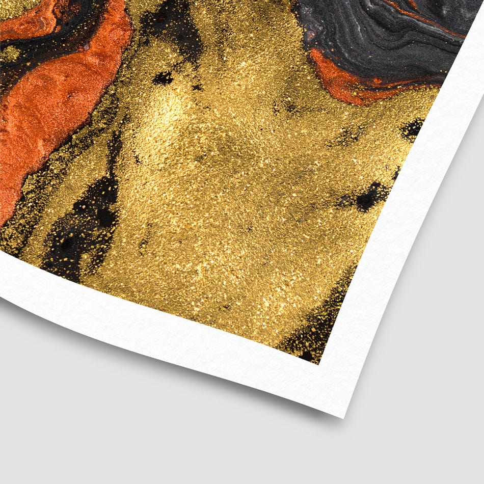 Molten Marble Art Print wall art product Ana Babii / Shutterstock