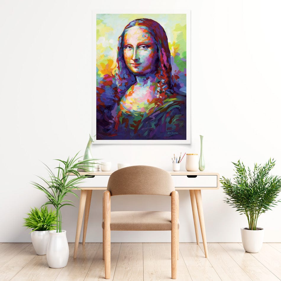 Mona Lisa Art Print wall art product Leon Devenice